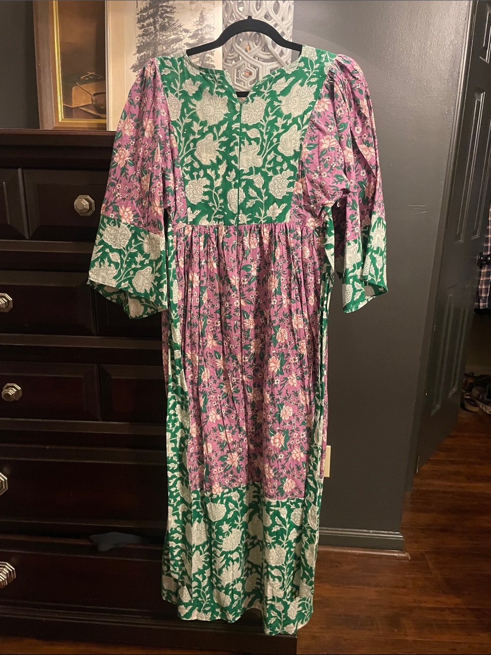 mille adele rose patchwork dress - Picture 6 of 8